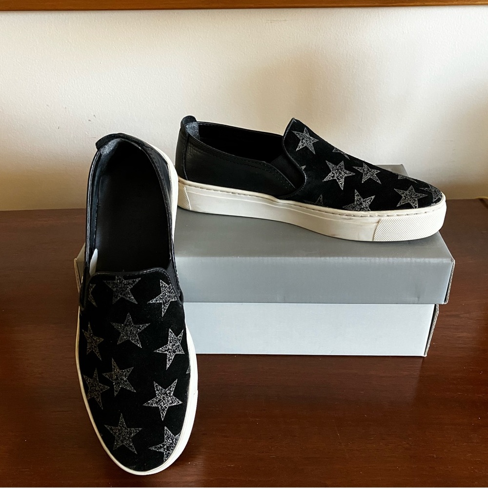 Flexx Stellina Vachetta Black Suede w/Stars